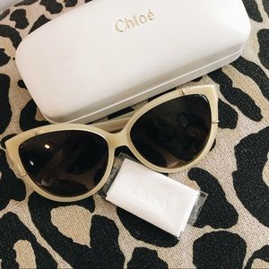 Unique Chloe cat-eye sunglasses